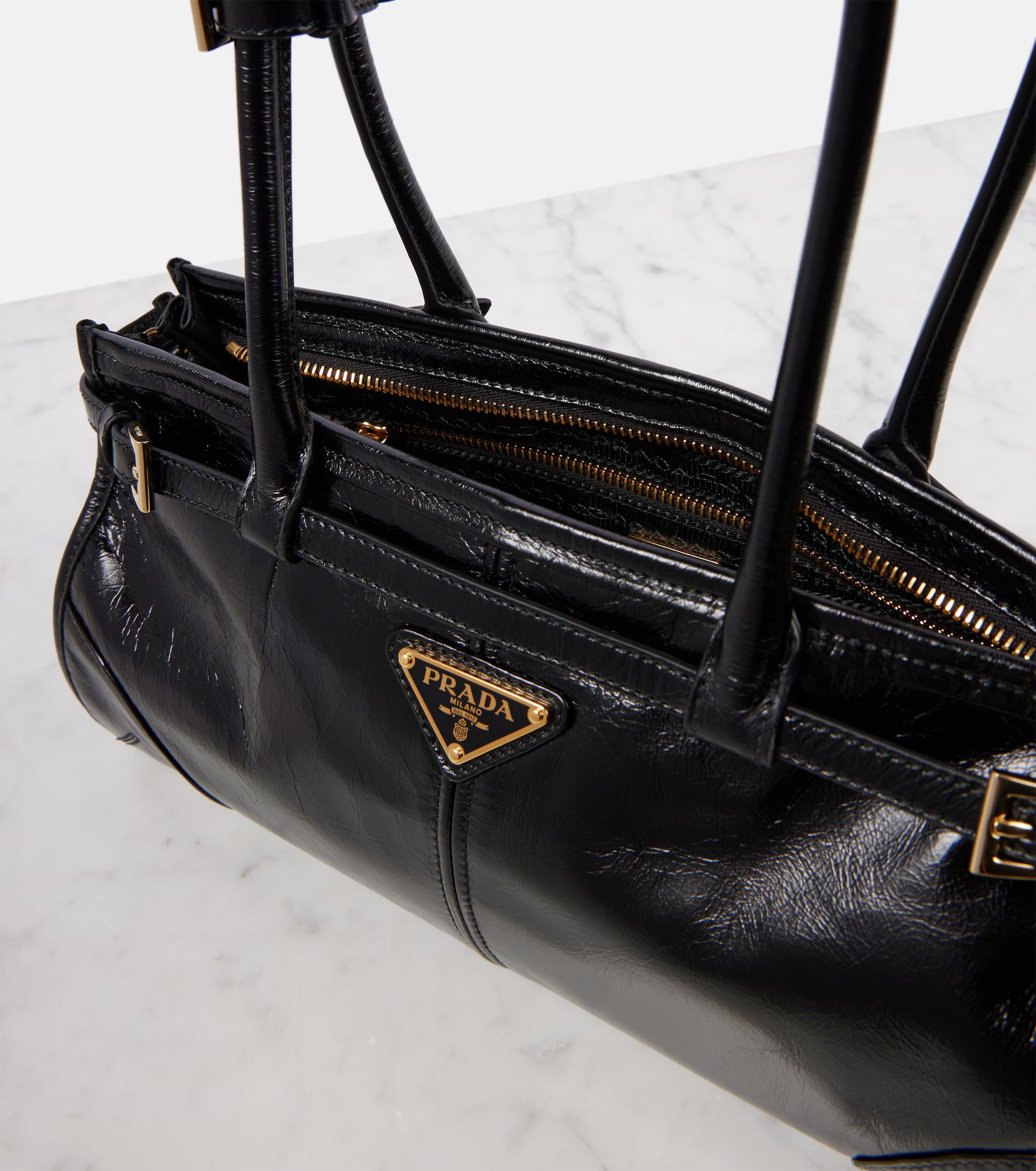 Prada Bonnie Medium Leather Shoulder Bag