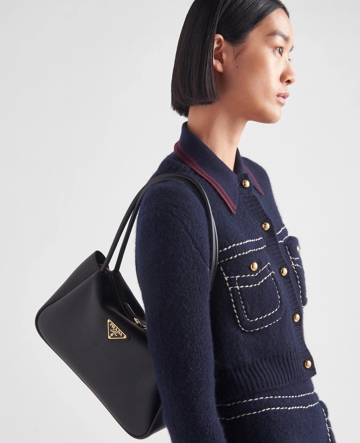 Prada Darling medium leather shoulder bag