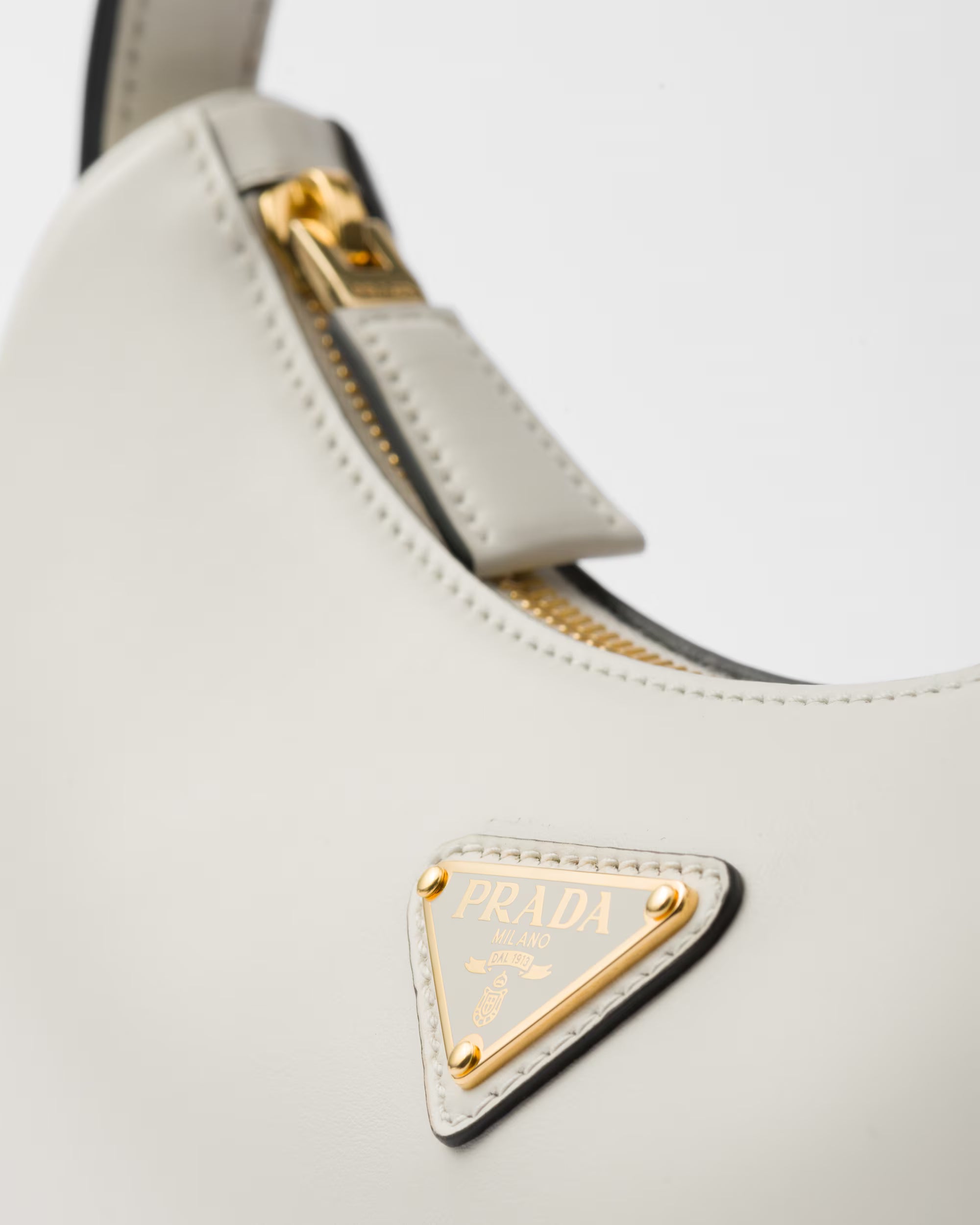 Prada Arqué small leather shoulder bag