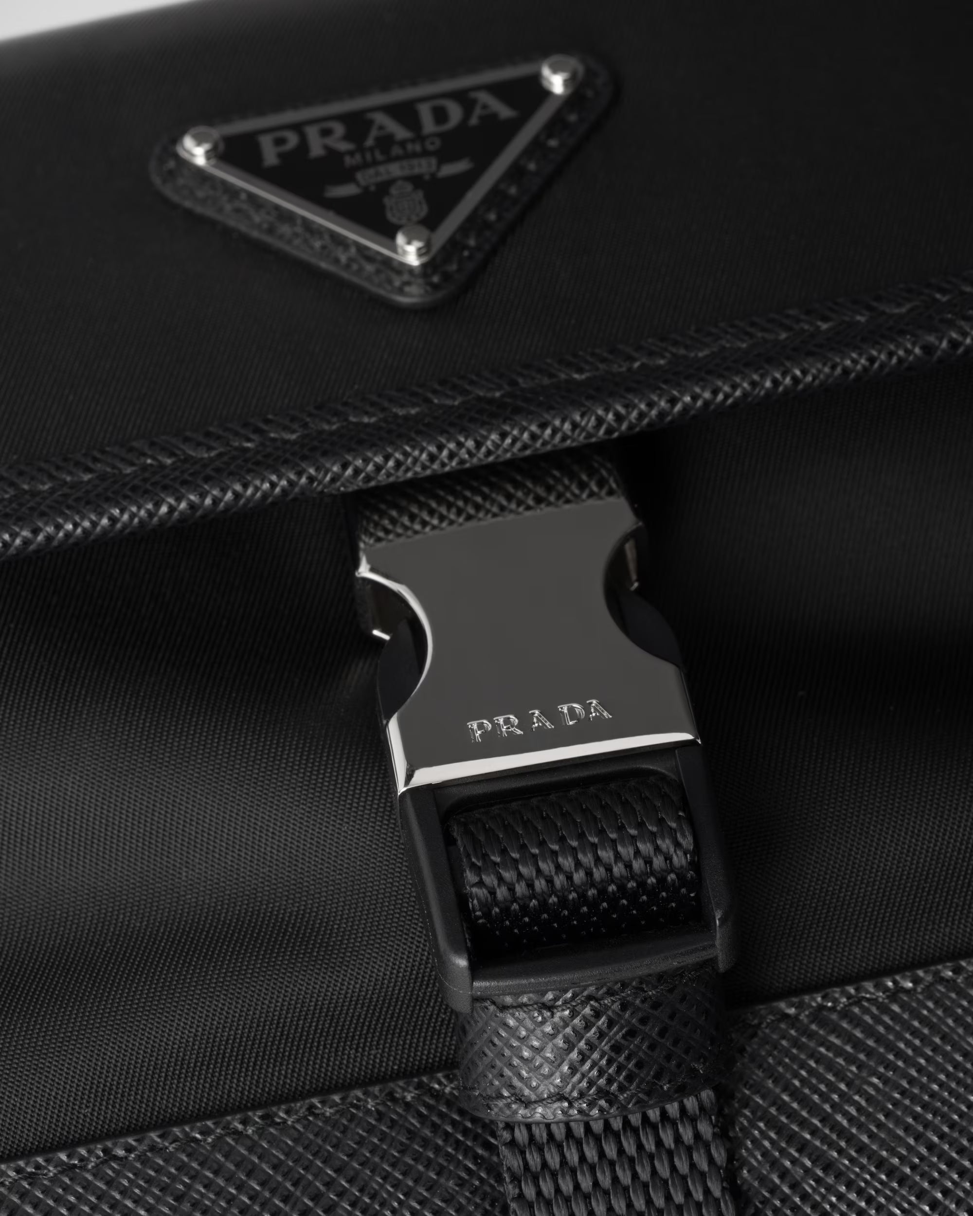 Prada Re-Nylon and Saffiano leather smartphone case