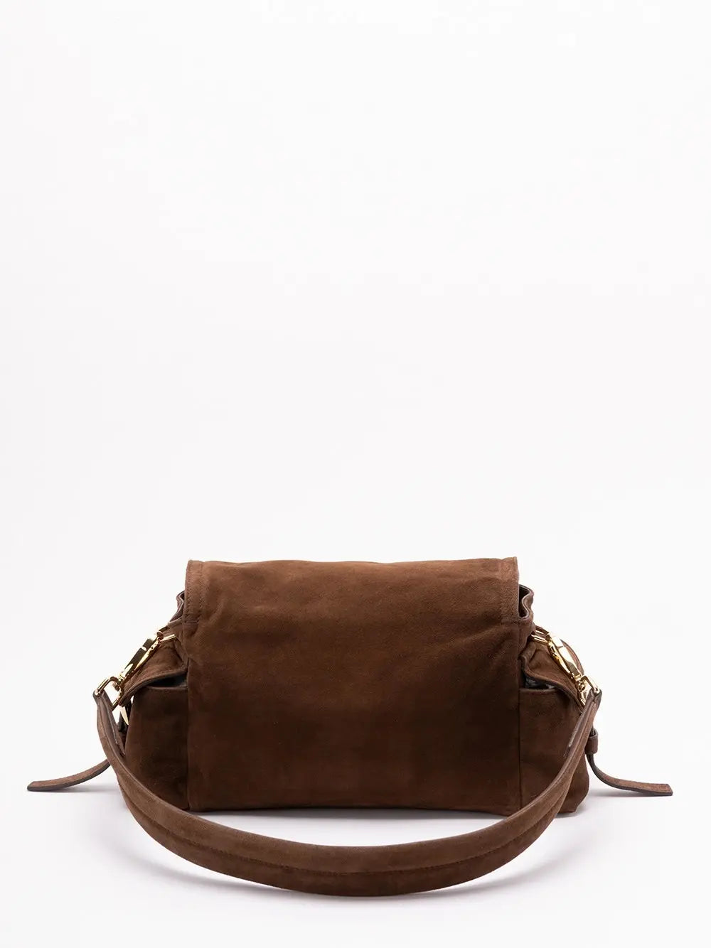 Prada Suede Shoulder Bag with Pockets