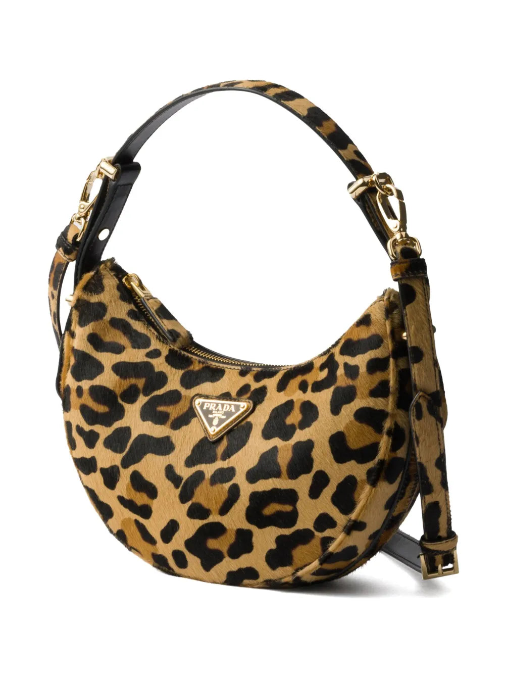 Prada Arqué leather shoulder bag