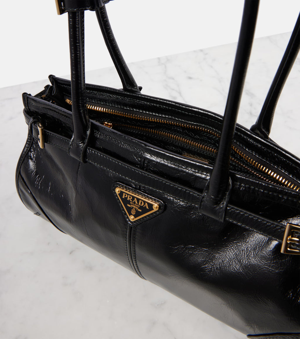 Prada Bonnie Medium Leather Shoulder Bag