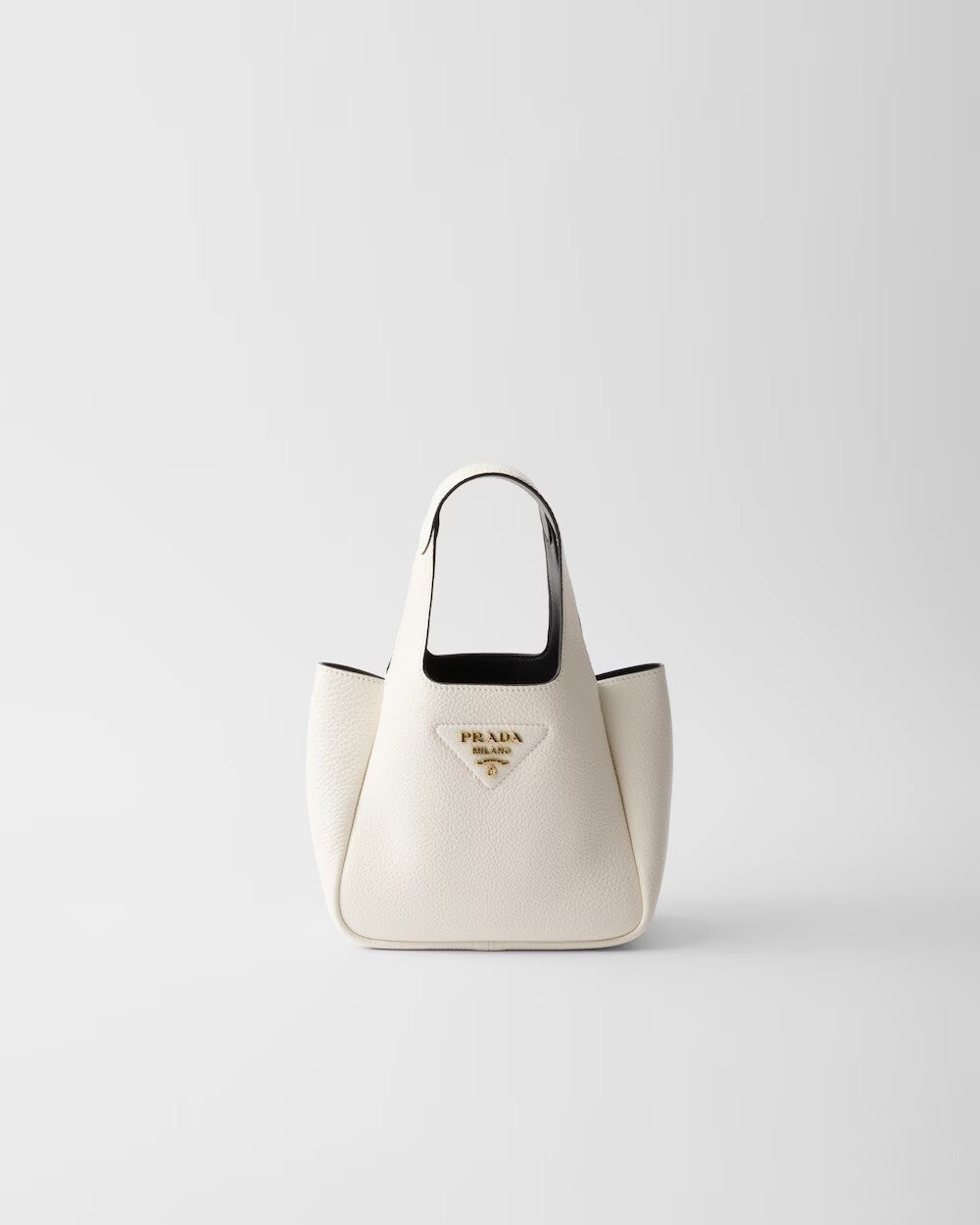 Small leather tote bag