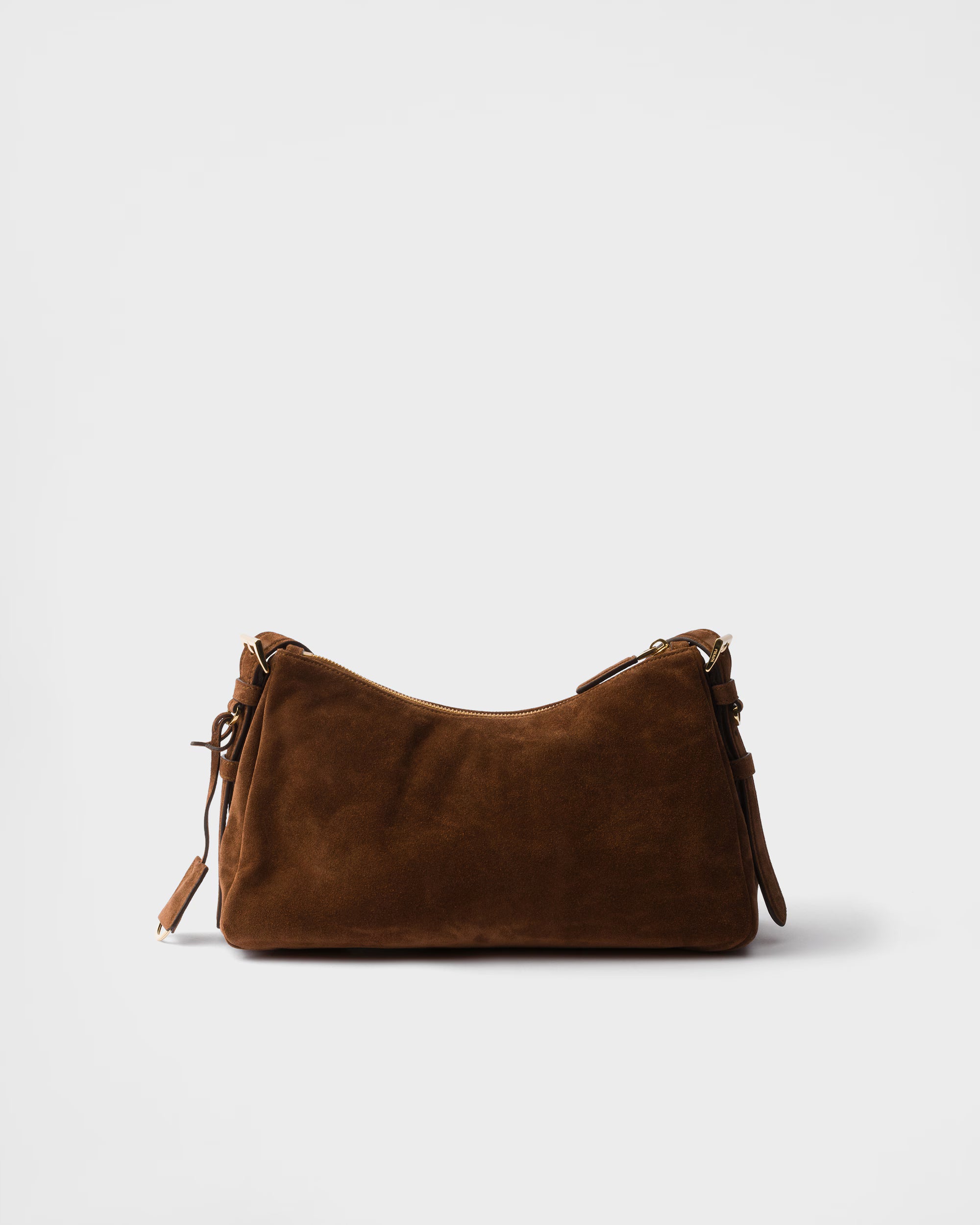Prada Aimée medium suede shoulder bag