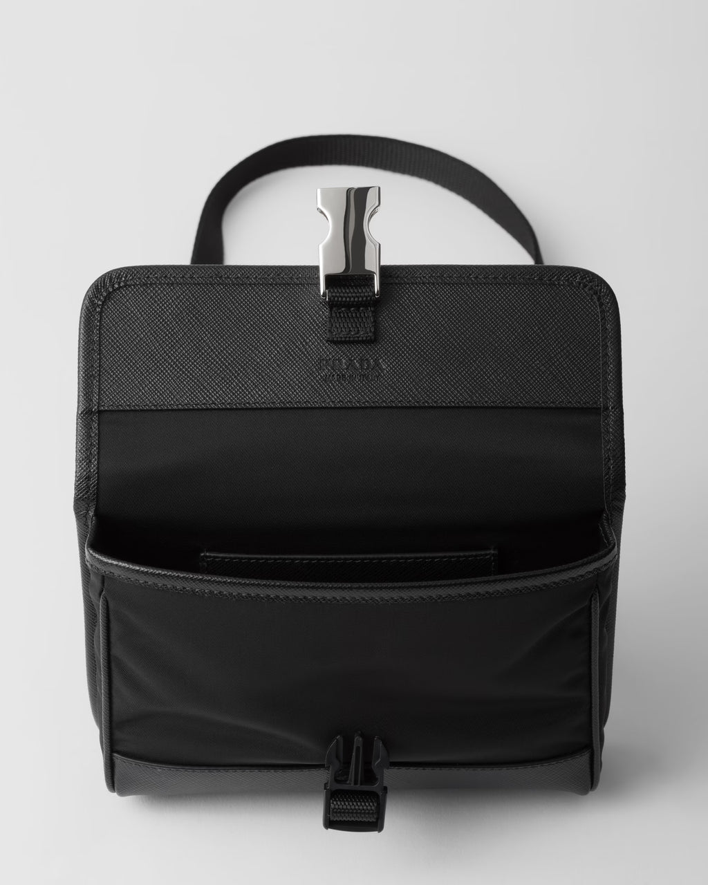 Prada Re-Nylon and Saffiano leather smartphone case