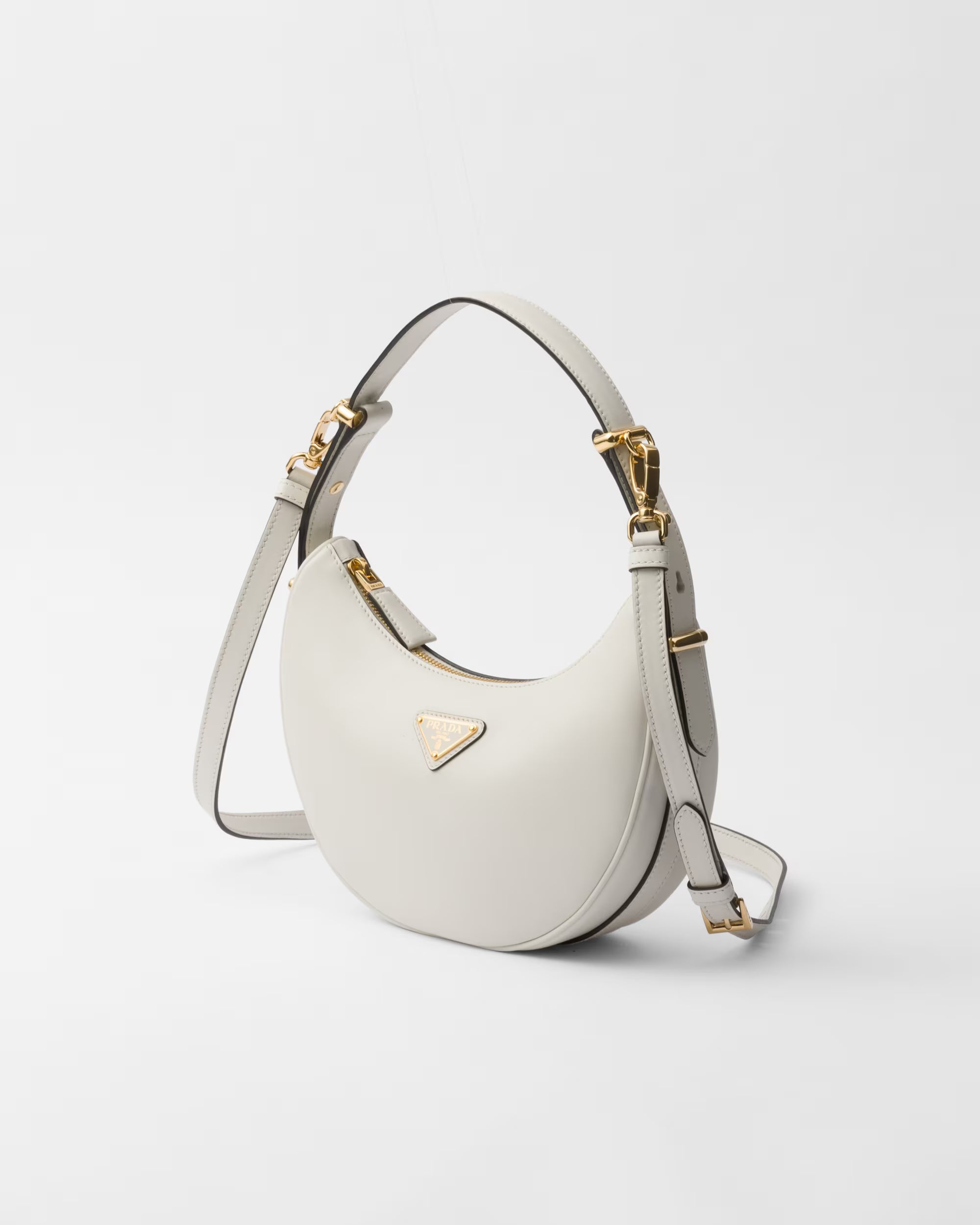 Prada Arqué small leather shoulder bag