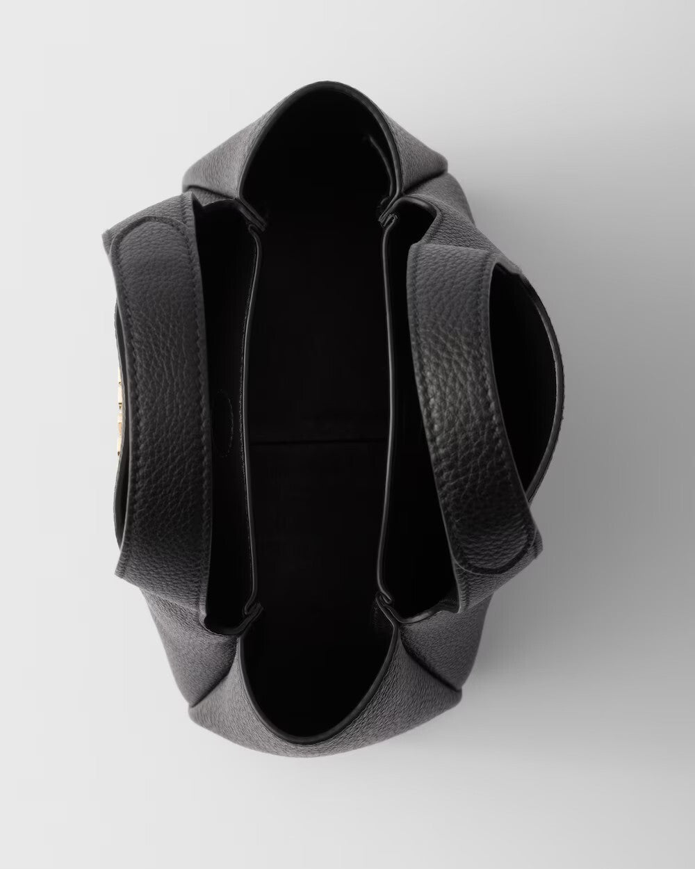 Small leather tote bag